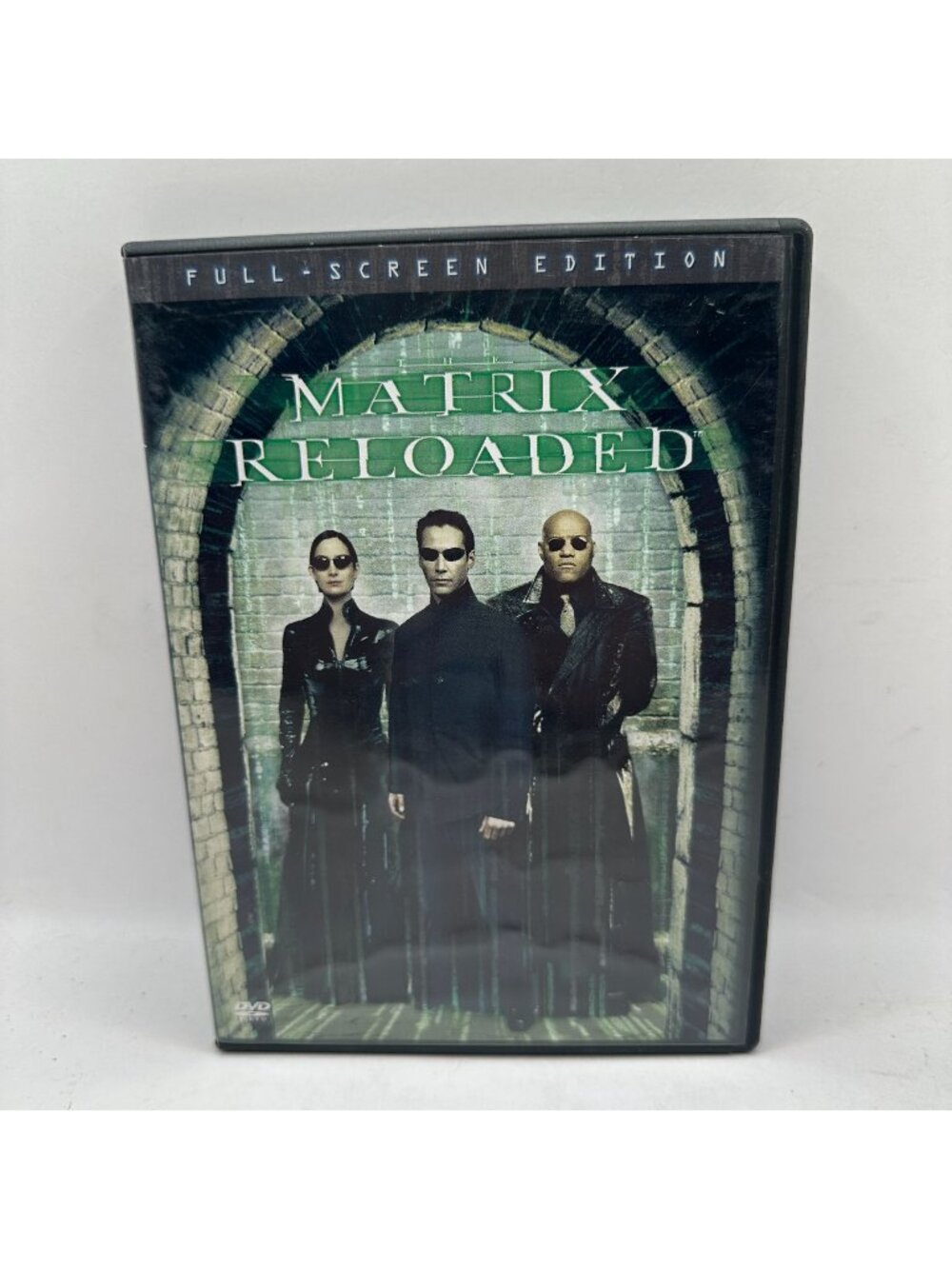 Matrix Reloaded DVD Full Screen Edition Keanu Reeves Warner Bros 2003 Science Fi